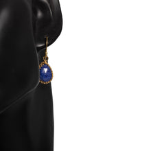 Indlæs billede til gallerivisning One of a kind Øreringe med Blå Lapis Lazuli
